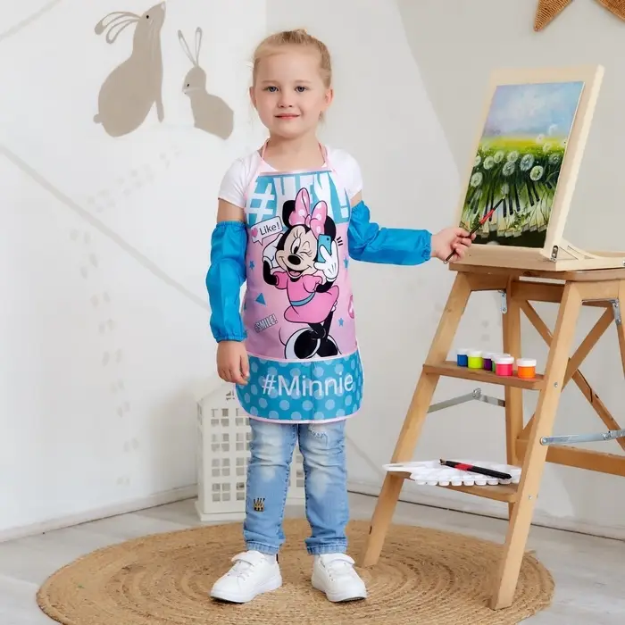 Фартук с нарукавниками детский Smile, Минни Маус, 49&times;39 см