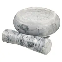 VETTA Ступка с пестиком, 9x4,5см, мрамор, 3 цвета