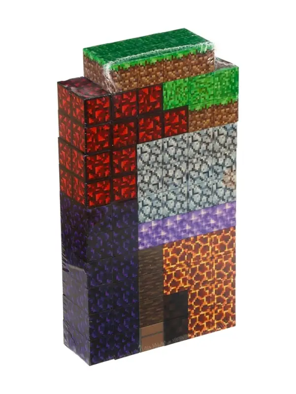 Конструктор магнитный &laquo;Врата. Мой мир&raquo;, 128 кубиков