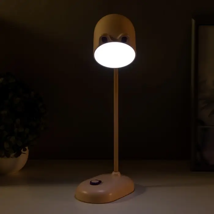 Лампа настольная RISALUX &laquo;Мими&raquo;, светодиодная, 3 Вт, диммер, USB, розовая, 8&times;12.5&times;32 см