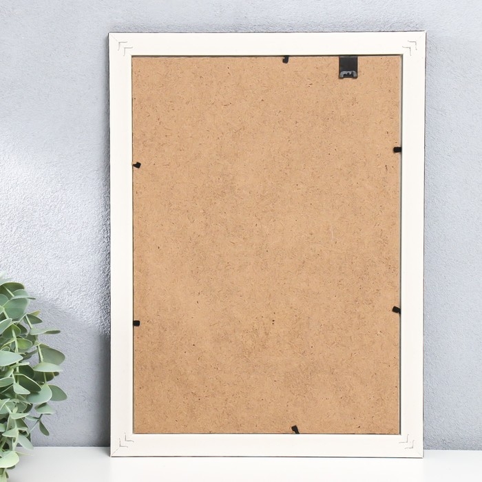 Фоторамка пластик формат А4 Фоторамка пластик формат А4 "Хаос. Прямые линии" под дерево 31,5х24,5 см