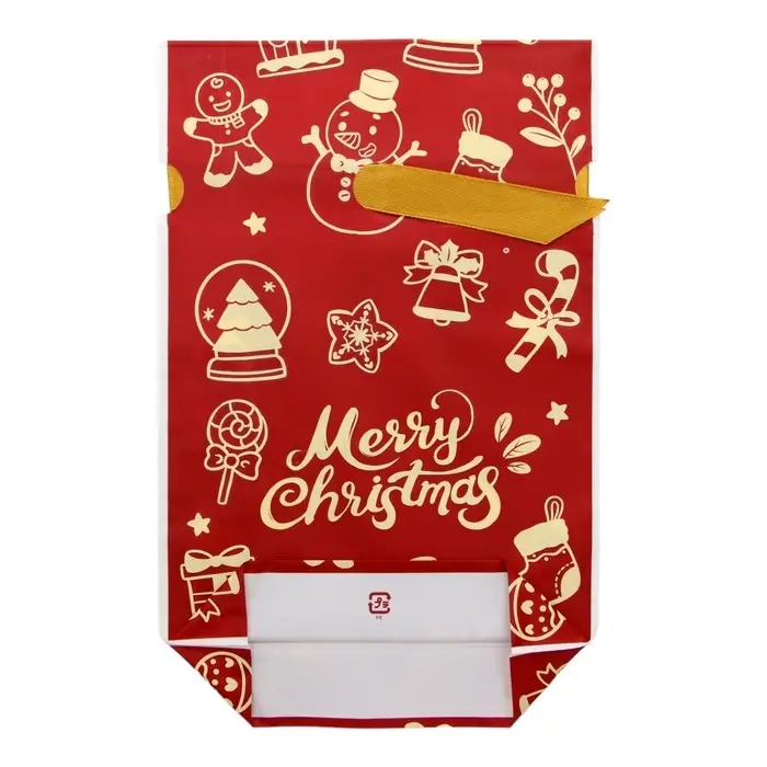 Пакет полиэтиленовый подарочный, с завязками «Новогодние мелочи», 15×23 см Пакет полиэтиленовый подарочный, с завязками «Новогодние мелочи», 15×23 см