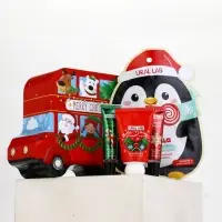 Новогодний подарочный набор косметики: маска для лица 2 шт, крем для рук и бальзам для губ, URAL LAB Новогодний подарочный набор косметики: маска для лица 2 шт, крем для рук и бальзам для губ, URAL LAB