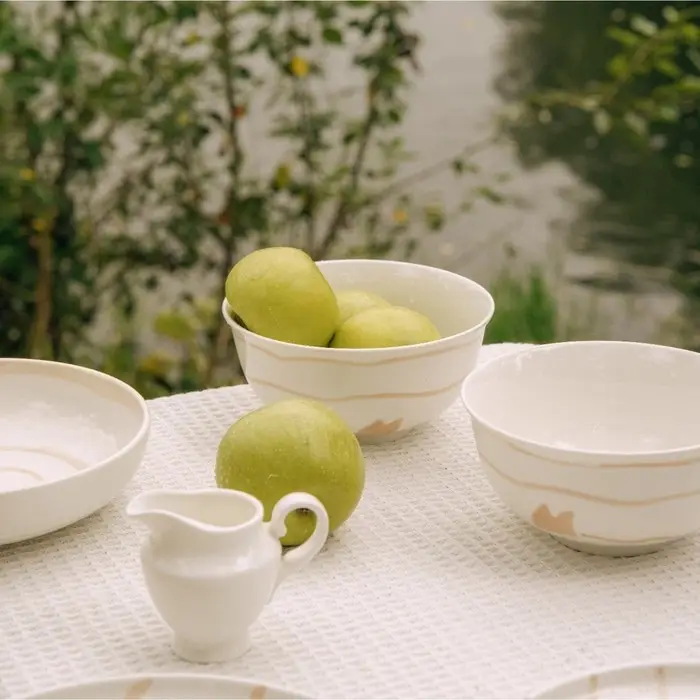 Салатники SL Home &laquo;Гатто&raquo;, 700 мл, d=15 см, набор 2 шт., фарфор, белые