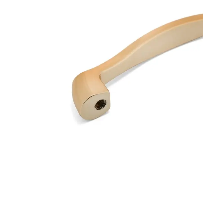 Ручка-скоба мебельная ТУНДРА РС194GP, м/о 96 мм, цвет золото