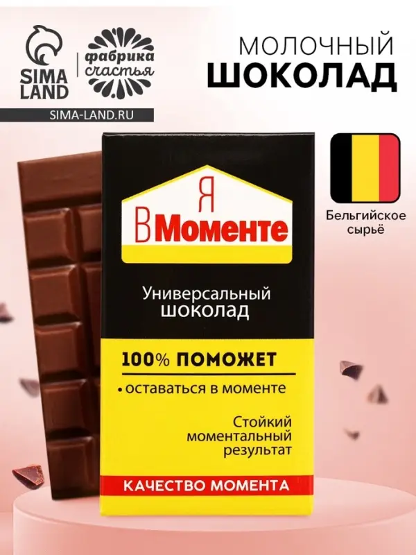 Шоколад молочный &laquo;Я в моменте&raquo;, 27 г