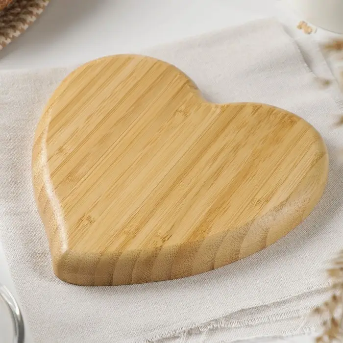 Блюдо для подачи Доляна «Цветение», d=19,5 см, бамбук Блюдо для подачи Доляна «Цветение», d=19,5 см, бамбук