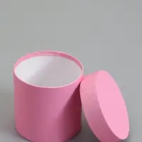 Набор шляпных коробок  4 в 1 "Розовый" 18 &times; 18 ‒14 &times; 14 см