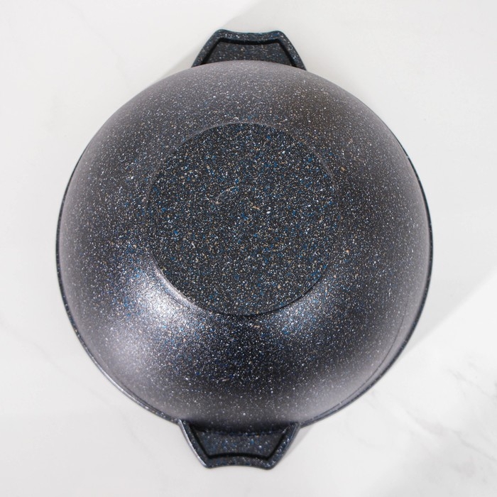 Казан «Гранит Stаr», 4 л, стеклянная крышка, литые ручки, антипригарное покрытие, тёмно-синий Казан «Гранит Stаr», 4 л, стеклянная крышка, литые ручки, антипригарное покрытие, тёмно-синий