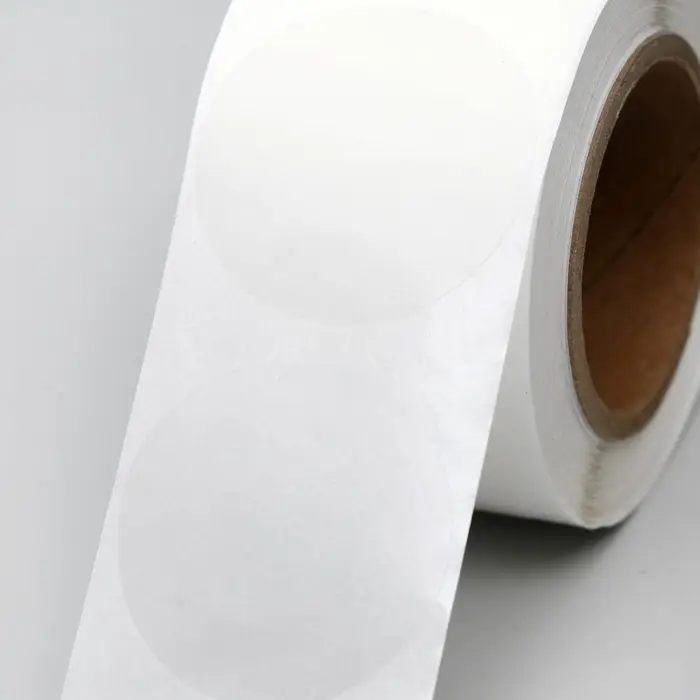 Наклейка прозрачная, без рисунка, 3.8&times;3.8 см, 300 шт.