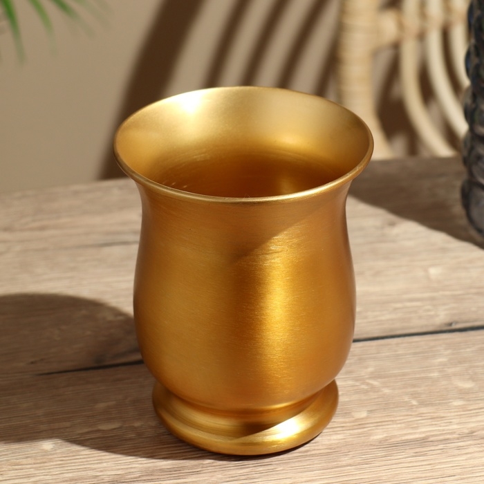 Ваза  Ваза "Маверик" металл. 13х13х15 см