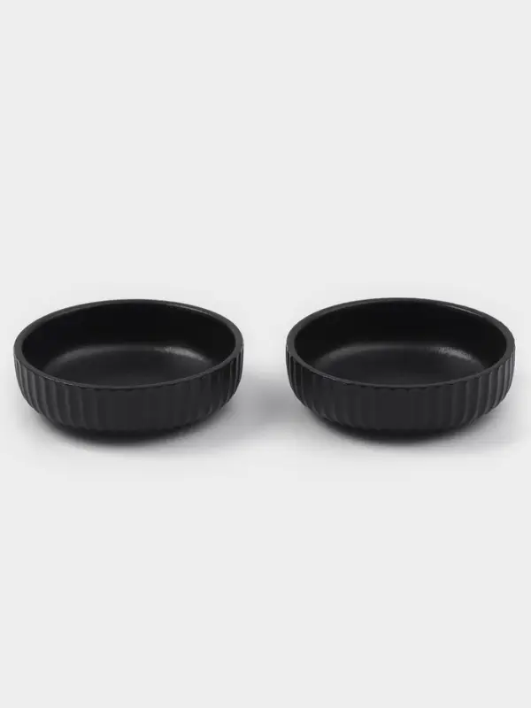Набор соусников 2 шт Magisto Line 9*2.5 см цвет черный Набор соусников 2 шт Magisto Line 9*2.5 см цвет черный