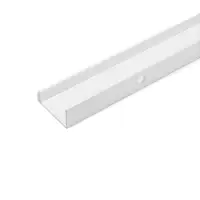 Ручка профильная мебельная торцевая CAPPIO RT001WH, L=600 мм, м/о 480 мм, белая