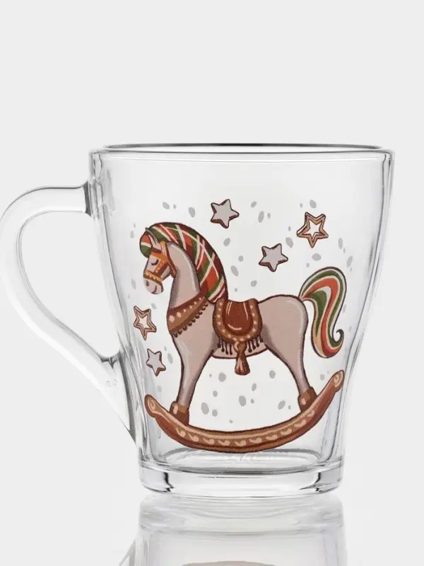 Кружка Кружка "Грация" "Новогодние игрушки" 250 мл