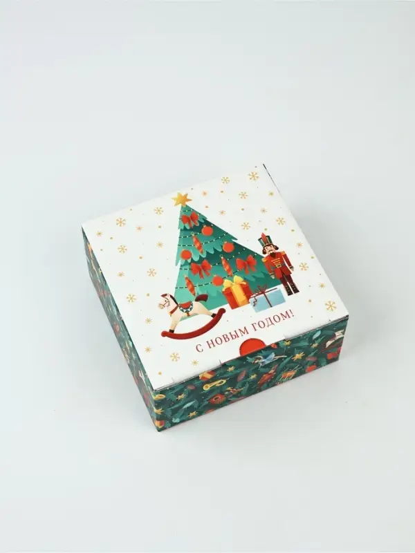 Коробка подарочная складная «Щелкунчик», 15×15×7 см Коробка подарочная складная «Щелкунчик», 15×15×7 см