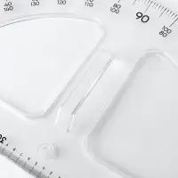 Транспортир портновский 180&deg;, пластик