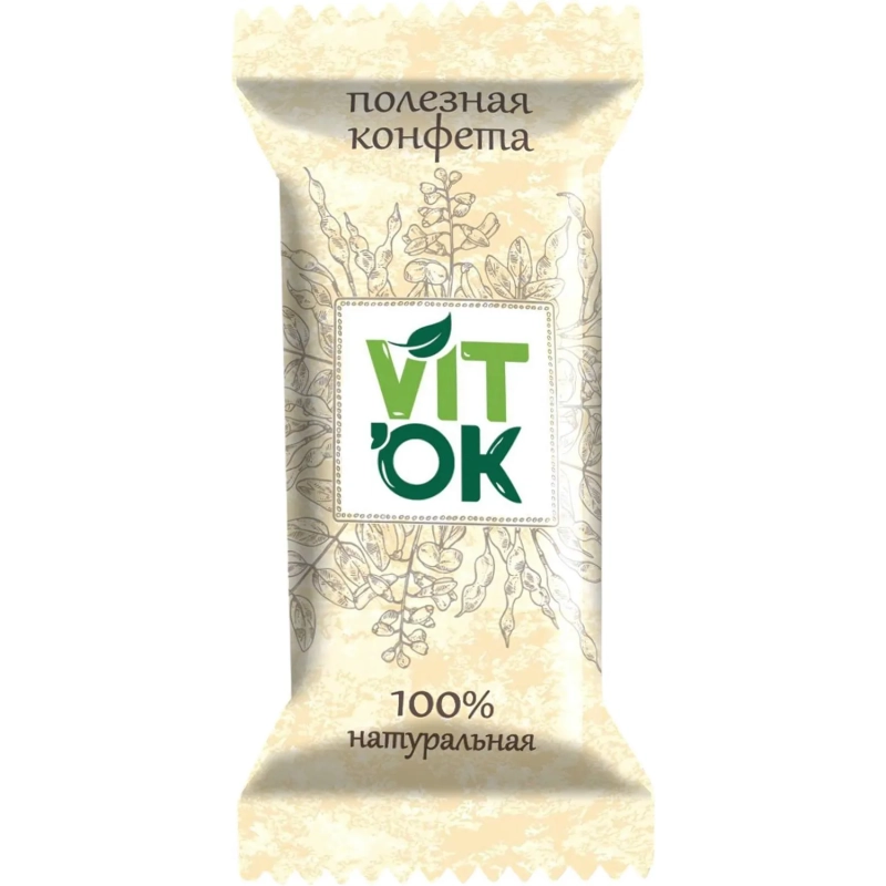 Батончик мюсли Конфеты неглазированные VITok с топинамбуром, 500г