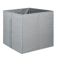 VETTA Короб без крышки, 30х30х30 см, Швеция,&nbsp;полиэстер, серый