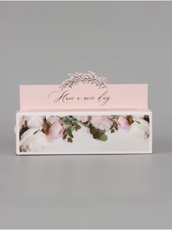 Коробка для макарун кондитерская, упаковка &laquo;Have a nice day&raquo;, 18&times;5.5&times;5.5 см