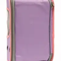 Сумка - переноска каркасная &laquo;Кошачий вид&raquo;, 41&times;27&times;25 см, фиолетовая, розовая