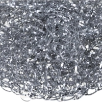 Губка-мочалка металлическая для мытья посуды 90х90x25мм 14г 10шт/уп