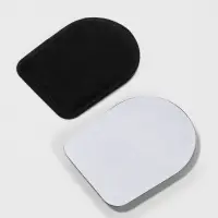 Подпяточники для обуви, клеевая основа, 8.3&times;6.5 см, пара, чёрные