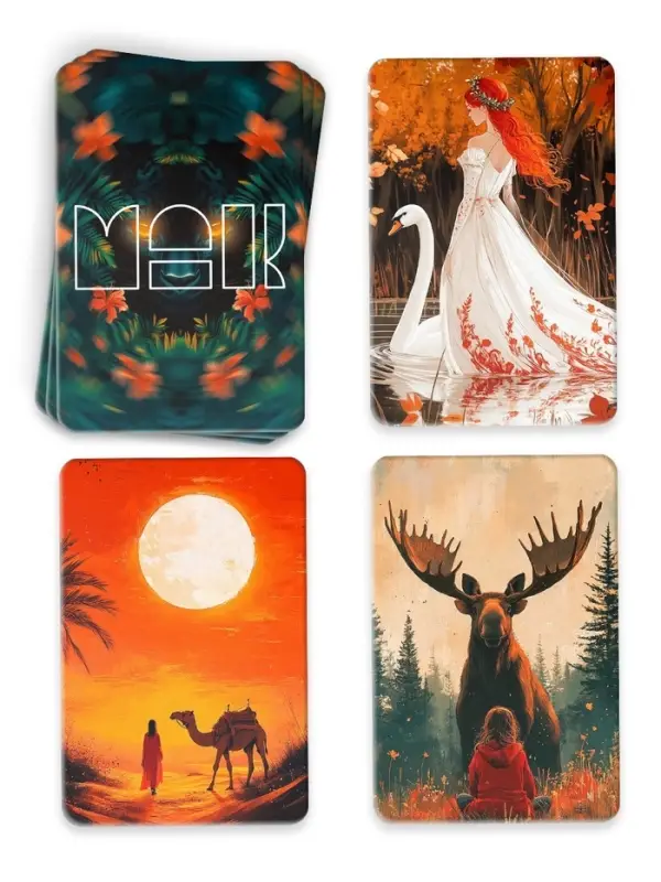 Метафорические ассоциативные карты &laquo;Тотемное животное&raquo;, 50 карт, мини, 16+