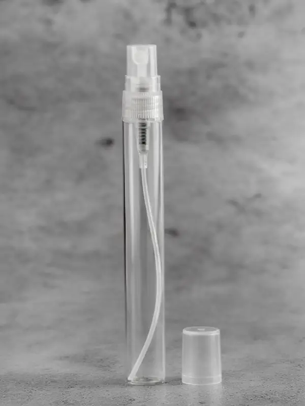 Флакон для парфюма, с распылителем, 10 мл, фасовка - 5 шт., прозрачный Флакон для парфюма, с распылителем, 10 мл, фасовка - 5 шт., прозрачный