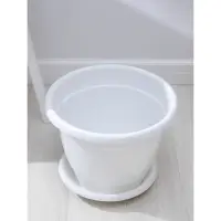 Горшок для цветов с поддоном &laquo;Борнео&raquo;, 25.8 л, пластиковый, цвет мраморный