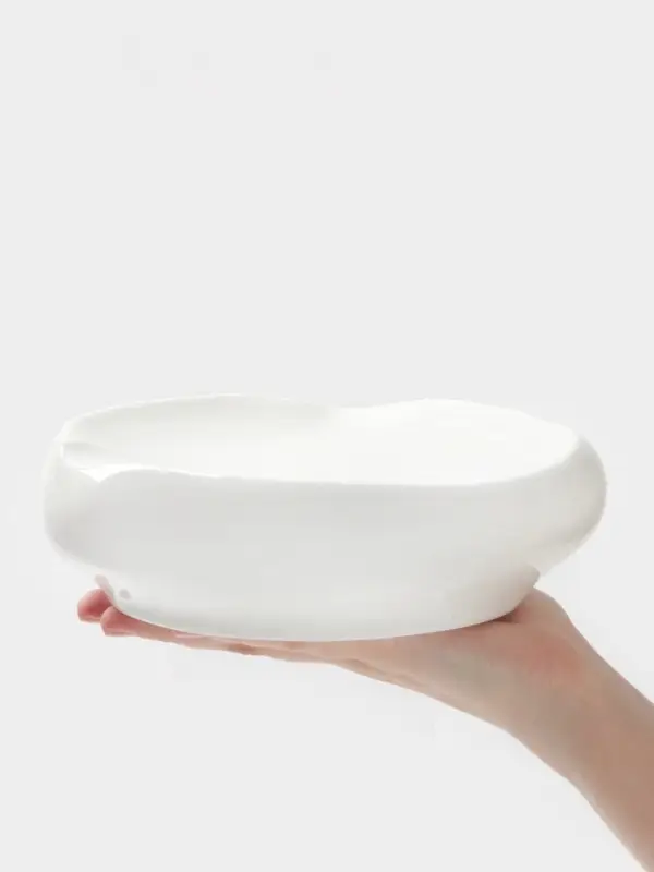 Блюдо Hanna Kn&ouml;vell, 75 мл, d=19.5 см, фарфор, белое