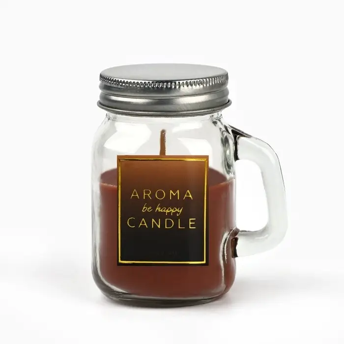Ароматическая свеча в стекле «By happy», аромат шоколад, 7 х 8,5 х 5 см. Ароматическая свеча в стекле «By happy», аромат шоколад, 7 х 8,5 х 5 см.