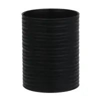 Стакан для ванной комнаты тм VETTA Тренто, пластик, PP, черный, 7,5х7,5х10см