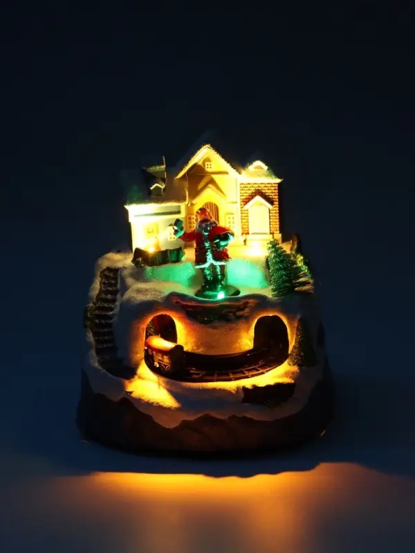 Фигура светодиодная &laquo;Дед Мороз&raquo; 13&times;12&times;15 см, муз, USB, AAx3 (не в комплекте), МУЛЬТИ