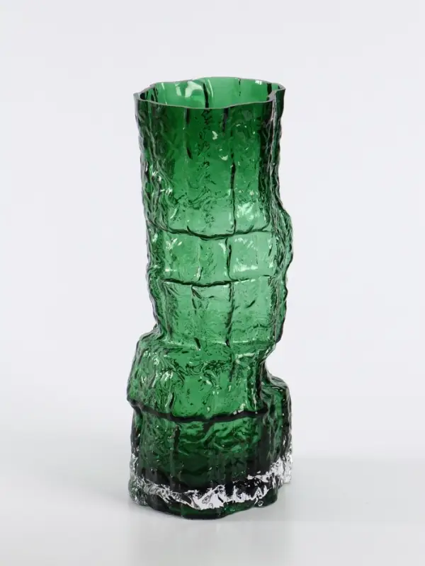Ваза «Гоэтано», 30×13 см, стекло, зелёная