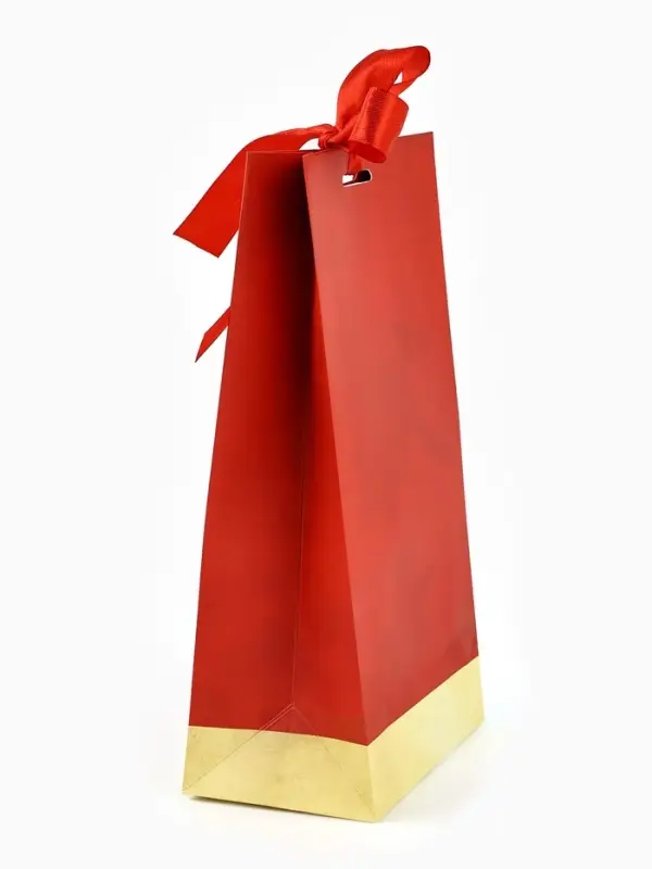 Пакет подарочный с лентой, упаковка, &laquo;Present&raquo;, 13&times;23&times;7 см
