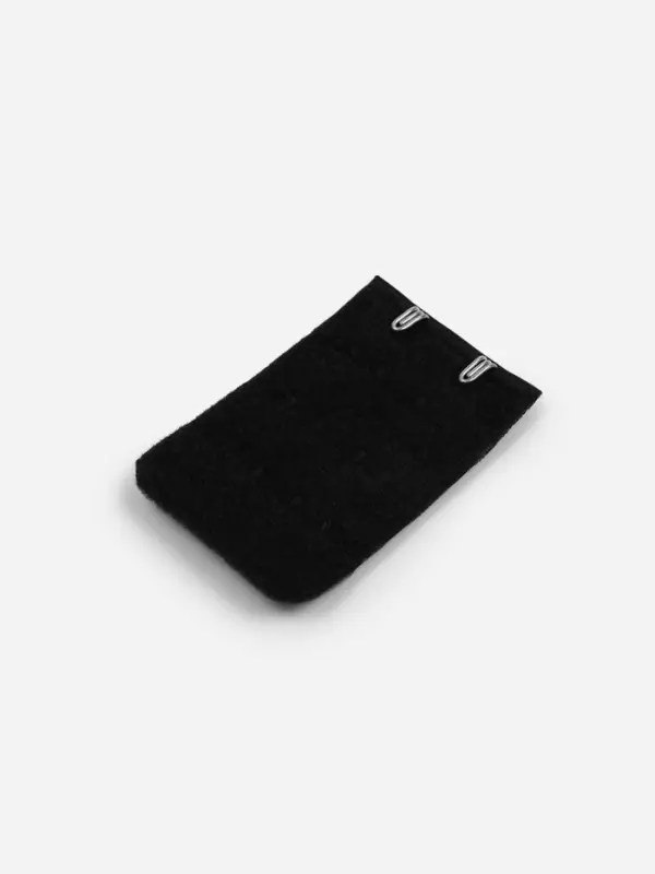 Застёжка для бюстгальтера, удлинитель, 3 ряда 2 крючка, 3.2×5 см, чёрная Застёжка для бюстгальтера, удлинитель, 3 ряда 2 крючка, 3.2×5 см, чёрная