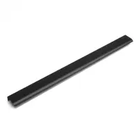 Ручка профильная мебельная торцевая CAPPIO RT002BL, L=500 мм, м/о 288 мм, чёрная