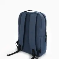 Рюкзак городской на молнии, с карманами, отделом для ноутбука, USB портом, 30&times;12&times;43 см, синий
