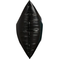 Мешки для мусора ПВД 180л 35мкм 10шт/рул черные 88x106см Удачные_СПБ