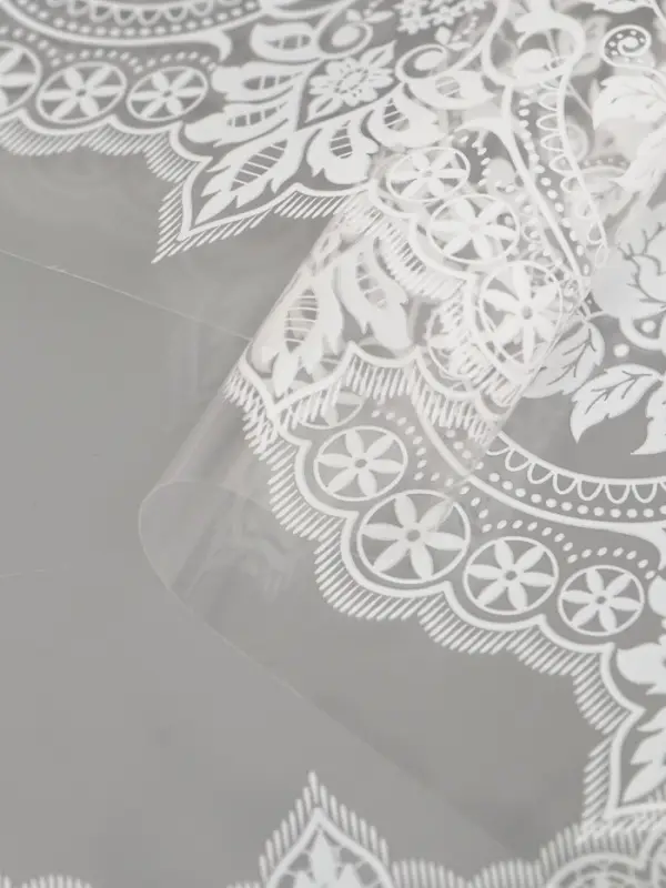 Пленка для цветов "Ажур", белая, 0,6 х 9.3&plusmn;5% м, 40 мкм, 200 гр