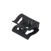 Крабик для волос &laquo;Классик&raquo; прямой, 5.5&times;4.5 см, матовый, чёрный