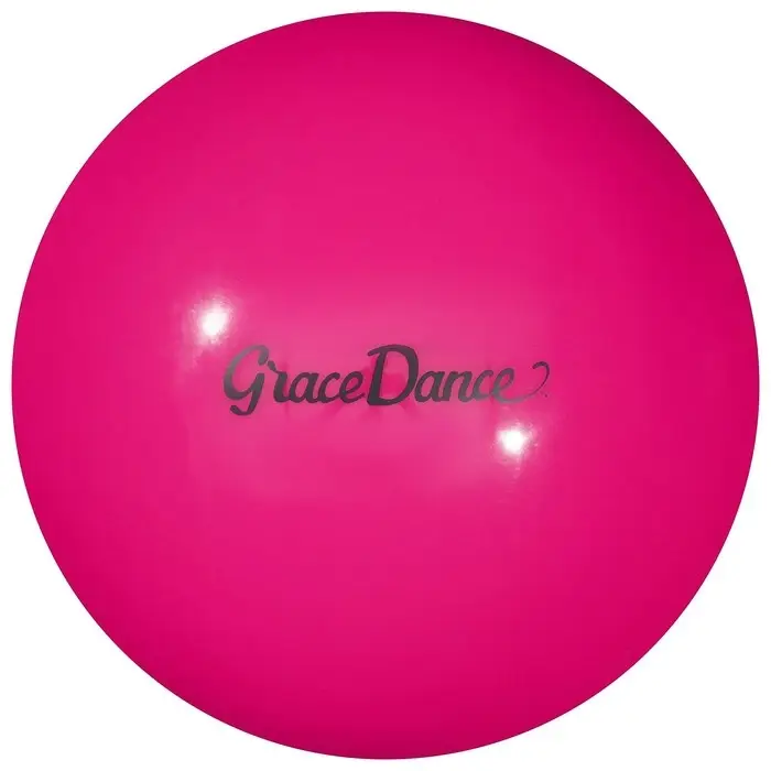 Мяч для художественной гимнастики Grace Dance, d=16.5 см, 280 г, цвет розовый
