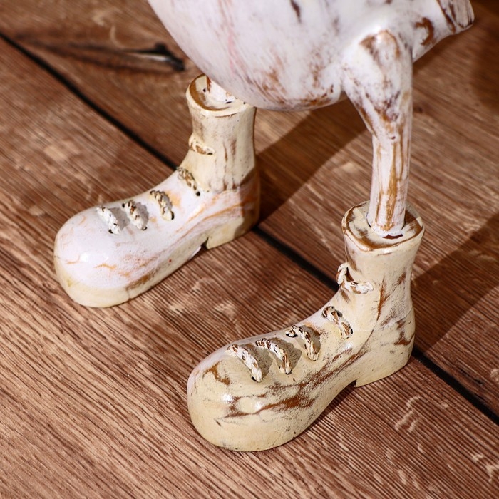 Сувенир "Утка в белом" дерево 45 см