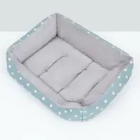 Лежанка для животных &laquo;Звезды&raquo;, 50&times;40&times;15 см, серая
