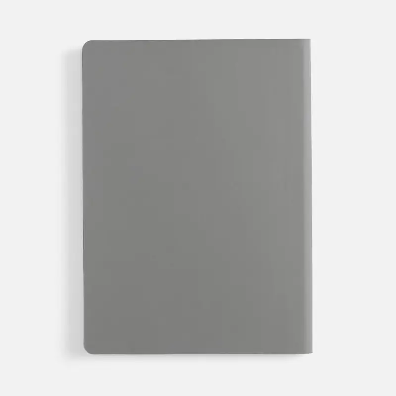 Ежедневник Flex Shall New, недатированный, темно-серый