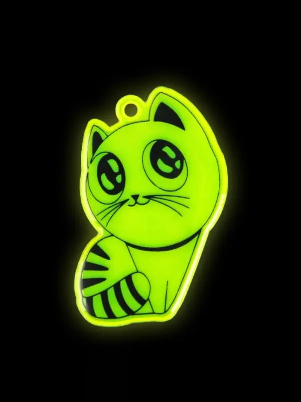 Светоотражающий элемент &laquo;Кошка&raquo;, 5&times;3.5 см, МИКС