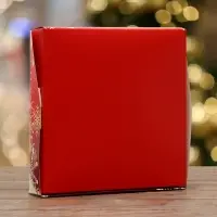 Коробка подарочная новогодняя, складная 20&times;20&times;4 см &laquo;Новый год&raquo;