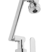 Смеситель для кухни ZEIN Z3707, регулируемый излив высотой 25 см, аэратор 2 режима, хром