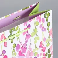 Пакет подарочный ламинированный "Счастья" 26 х 12 х 32 см