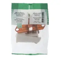 Угол наружный для плинтуса &laquo;Деконика&raquo;, с крепежом, 70 мм, 2 штуки, цвет 002 светло-серый